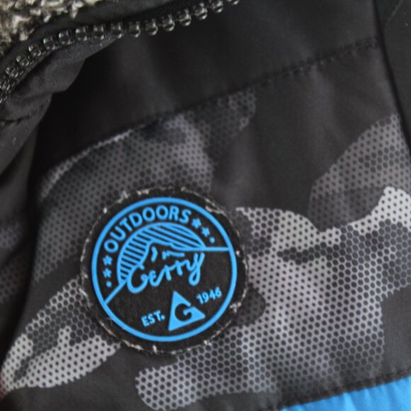 Boys Gerry Double Sided Blue/Grey Zip-Up Jacket – Size 5 - Picture 15 of 16